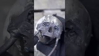 The process of making a skull dagger #blacksmith #art #shorts