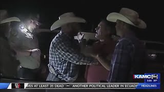 Video released shows Representative Ronny Jackson handcuffed at an Amarillo rodeo