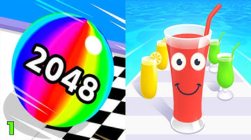 Ball Run 2048 | Juice Run - All Level Gameplay Android iOS Ep 1
