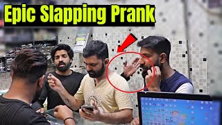 Slapping Prank in Mobile Shop | LahoriFied