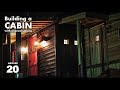 Building a cabin with improvisations 20 "Stained glass window"