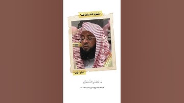 ﴿ مِّنَ ٱلۡمُؤۡمِنِينَ رِجَالٞ صَدَقُواْ ﴾ || تلاوة هادئة ماتعة للشيخ بدر التركي 🤍