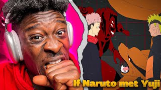 2 In 1 ANIME 🔥 - If Gojo Meets Kakashi / If Naruto Meets Yuji @iBIJanime 🤯🥶REACTION