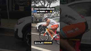 Arman Tsarukyan riding cycle 🚲 Los Angeles 🇺🇸😂 #rek #riding #cycle