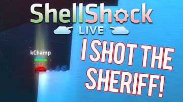 ShellShockLive | Playing with kChamp the Developer | Kyle Hits A Fancy Shot