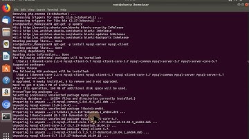 Ubuntu Desktop 18.04 Install mysql and phpmyadmin