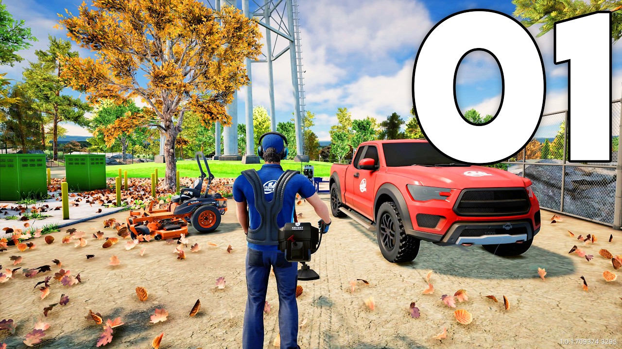 Starting a Lawn Mowing Business in Lawn Mowing Simulator 2