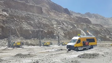 SmartROC D65 MK2 drilling in open pit copper mine