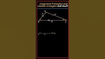 Congruent Triangles, Similar Triangles #cbse #ssc #ssccgl #ncert #cbseclass10 #maths #triangle