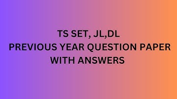 previous year physical science SET, JL, DL question paper with solutions