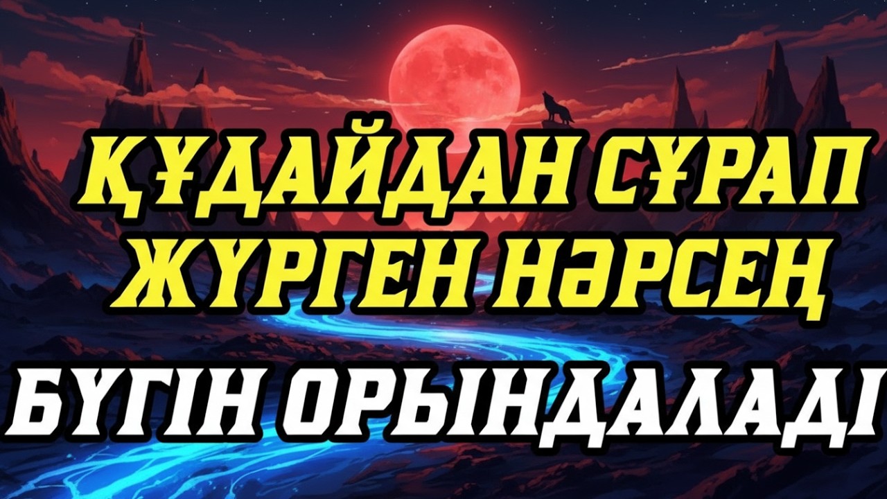 🤲🤲Қуаныштан жылайсың себебі жете алмай жүрген арманың орындалады иншалла