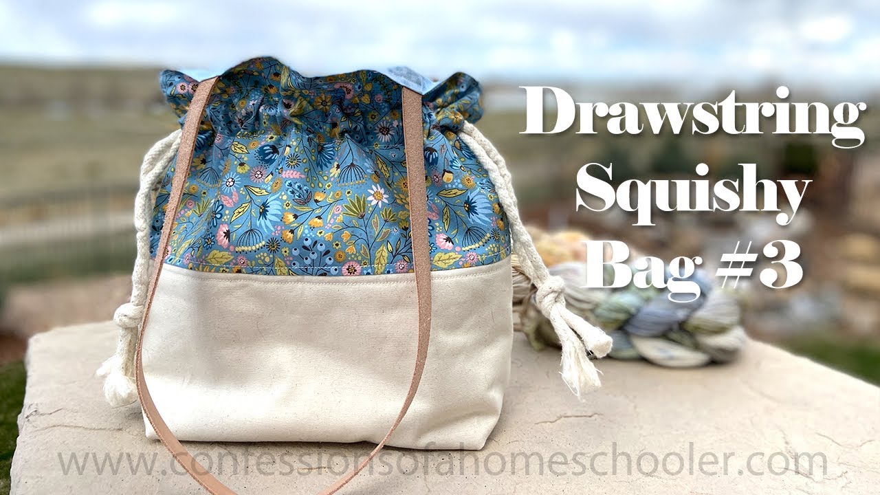 How to sew a small drawstring bag - I Can Sew This