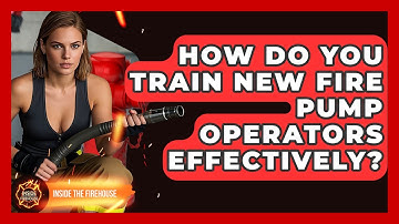 How Do You Train New Fire Pump Operators Effectively? - Inside the Firehouse