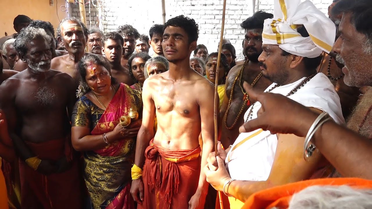 part 4 விக்கிரமங்கலம் அங்காள ஈஸ்வரி கருப்பசாமி கோவில் ஆண்டித்தேவர்  ஐந்து பங்காளிகள் மருளாடி தேர்வு