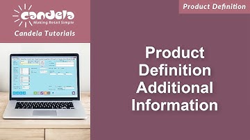 Retail Software: Product Definition Additional Information