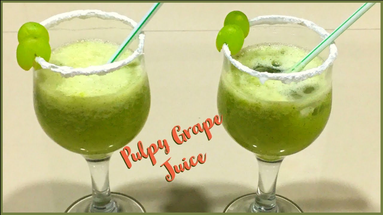 Grape Juice | Green Grape Juice Recipe | Healthy Grape Juice | How to make Grape Juice at home | Shradip