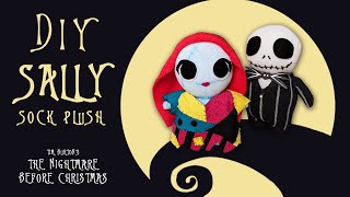 DIY Sally Sock Plush | THE NIGHTMARE BEFORE CHRISTMAS | with FREE Templates