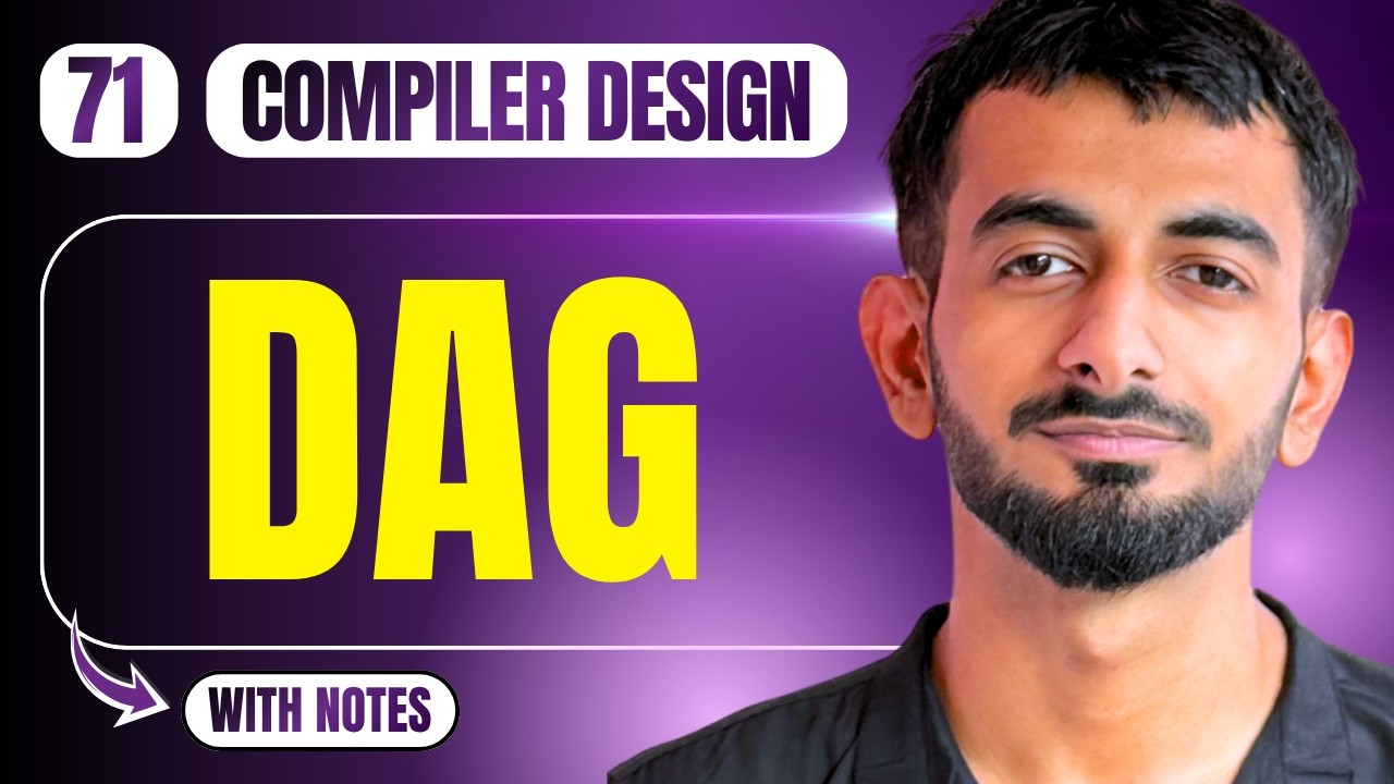 DAG Representation of Basic Blocks | Unit 05 | Compiler Design - YouTube