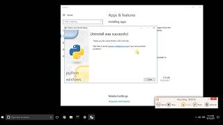 Python : How to Uninstall Python Windows 10