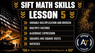 Selection Instrument for Flight Training (SIFT) | Math Skills | Lesson 5