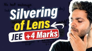 Silvering of Lens with PYQs #JEE Month by Vikrant Kirar