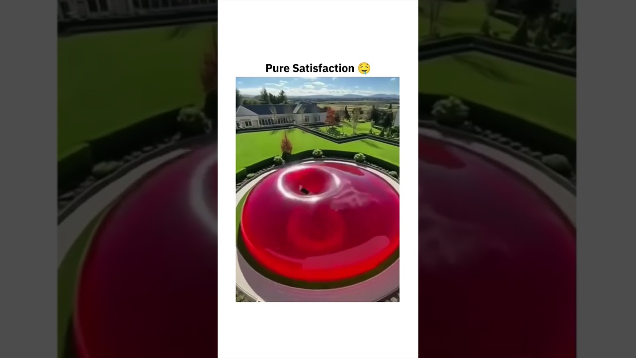 They Jumped on a Giant Jelly Dome… The Result Is Unreal 😳🔴 | Follow for more 