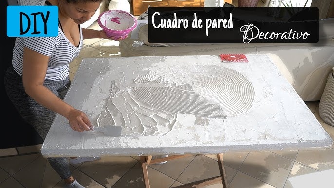 DIY, HACKS 5 IDEAS FACILES, COMO HACER CUADROS CON TEXTURA O RELIEVE