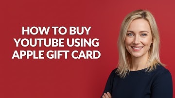 HOW TO BUY YOUTUBE USING APPLE GIFT CARD - Julia