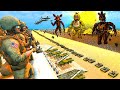 Can Modern US ARMY Hold VS 8,000,000 FNAF ANIMATRONIC Invasion?! - UEBS 2: Five Nights at Freddys