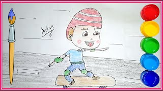 TRT Çocuk Aslan çizgi film | Nasıl Çizilir | Aslan çizimi ve boyama oyunu