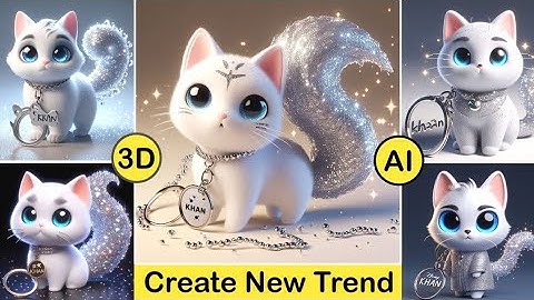 How To Create Trending 3D Keychains Images |Microsoft Bing AI.
