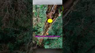 Korowai treehouse giants  living 90 feet above the rainforest in nail free homes