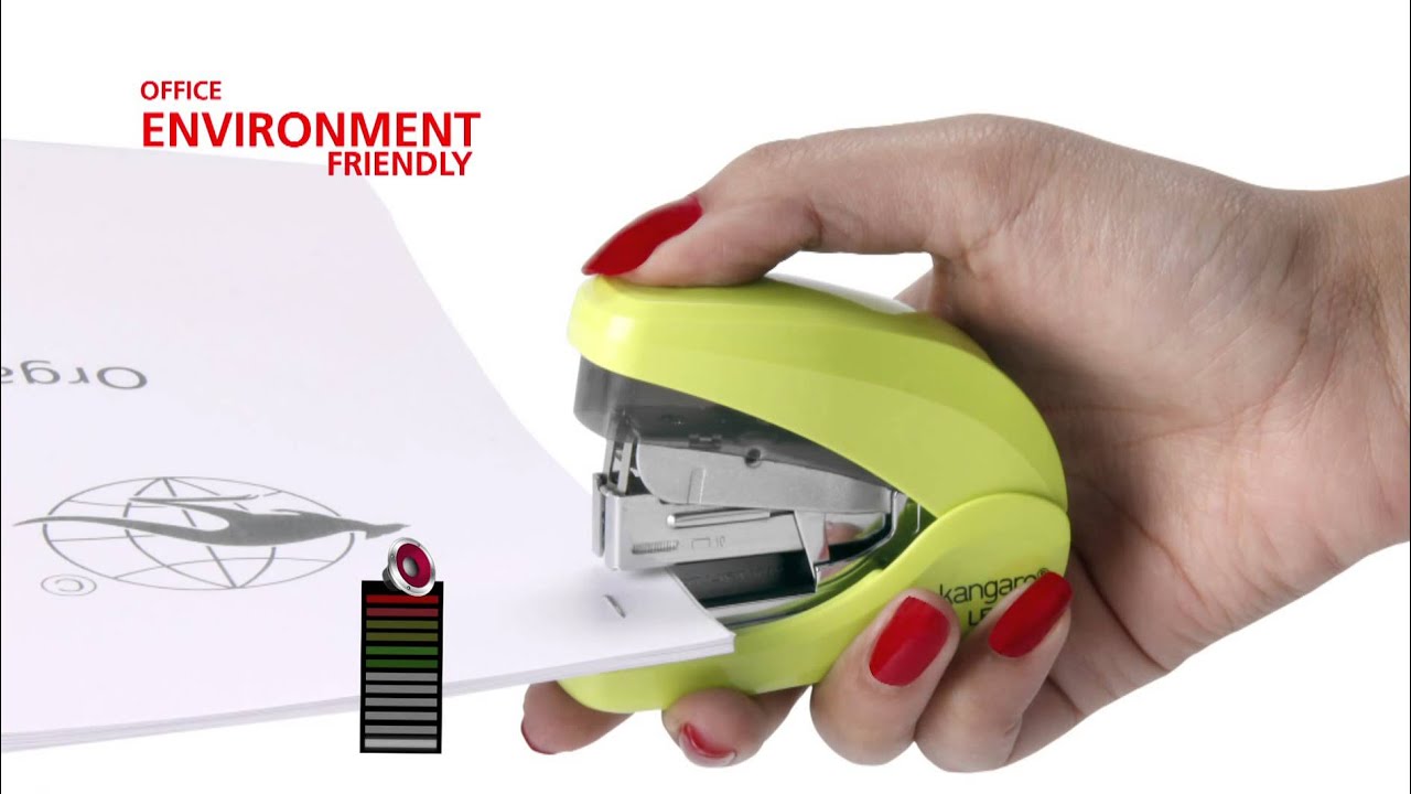 Kangaro Less Effort Flat Clinch Staplers (LE-10F & LE-10FR)