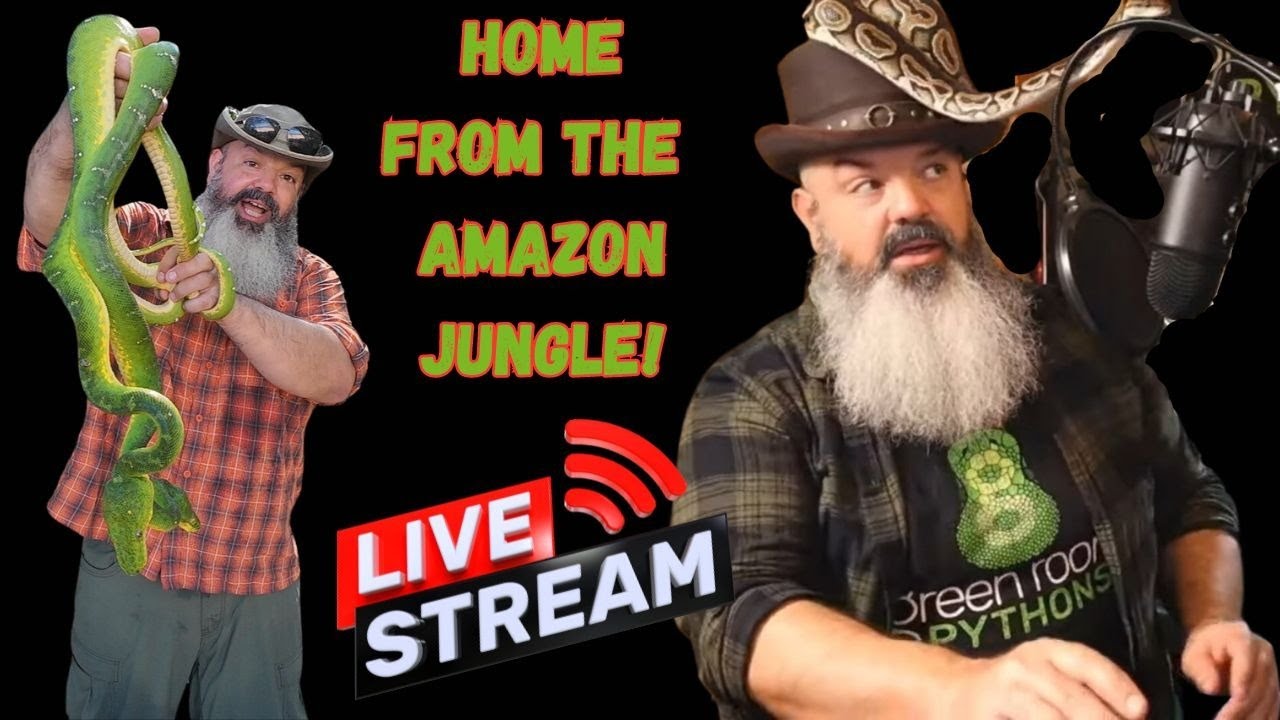 Home from the Amazon jungle! "Snakes & Scotch" Livestream