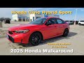 2025 Honda Civic Hybrid Sport Interior and Exterior Details