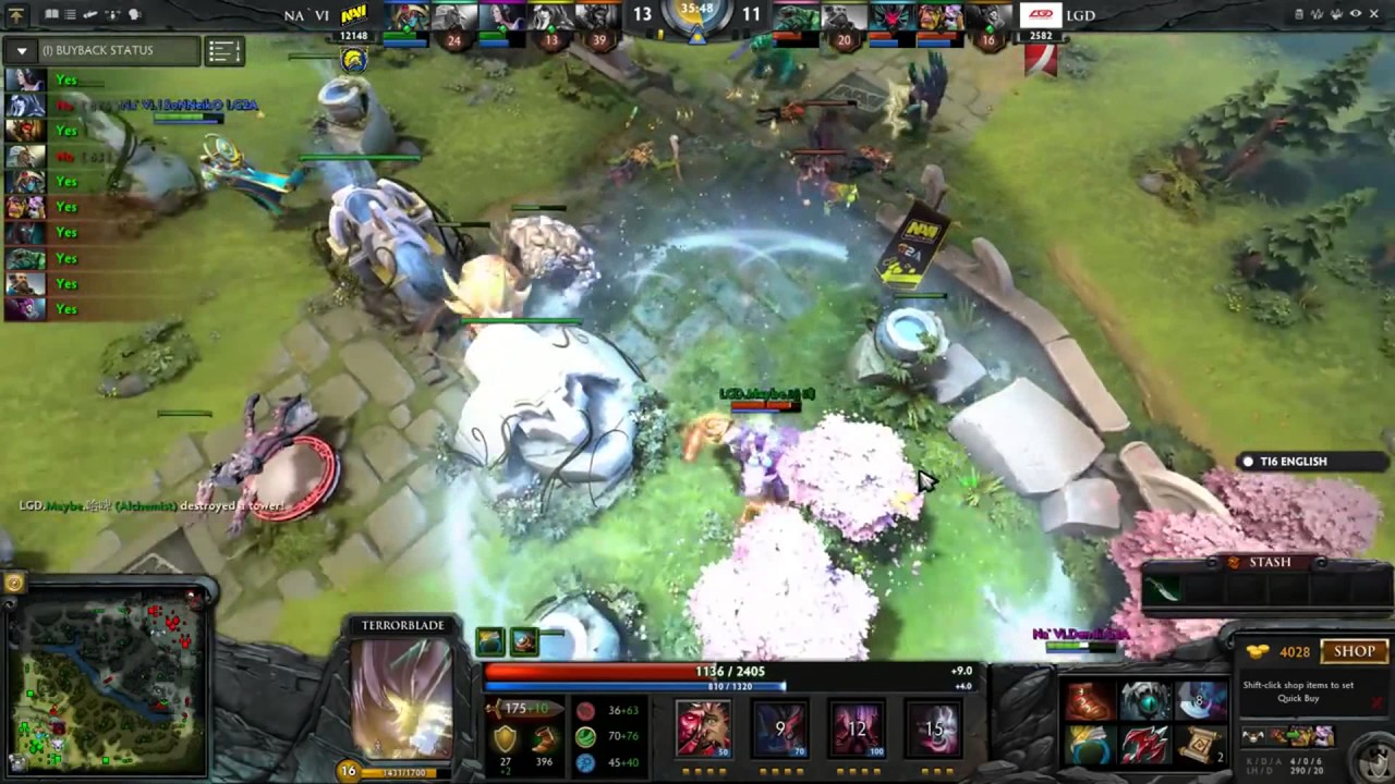 LGD Gaming vs Natus Vincere Game 2 Best Of 2 - TI 6 Dota 2 GROUP STAGE A