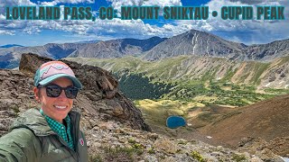 TWO Colorado 13ers in ONE hike⛰️Mount Sniktau & Cupid Peak from Loveland Pass
