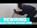 "THIS WHOLE HOUSE IS A BODGE JOB" |  Complete Rewire Ft Marlon The Spark