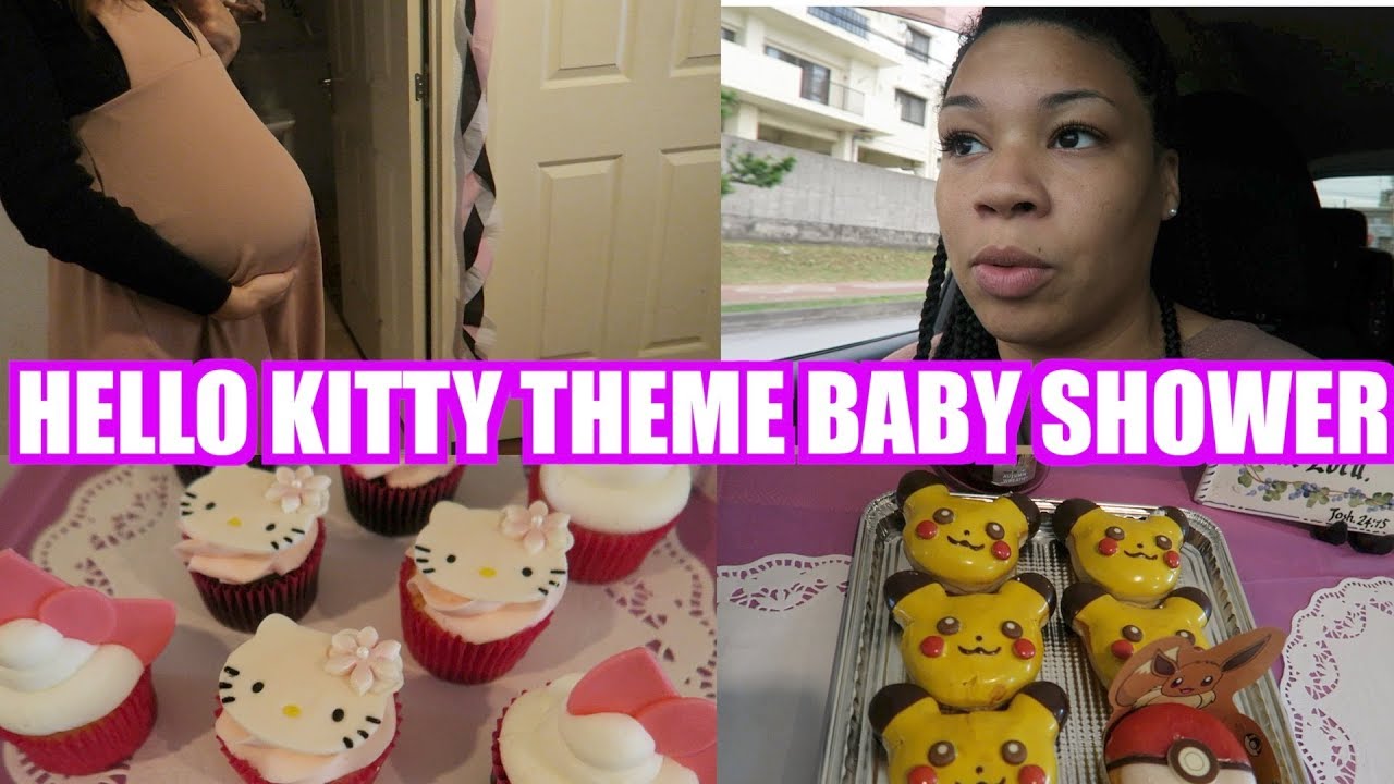 It S A Girl Baby Shower Hello Kitty Theme Christmas Shopping In