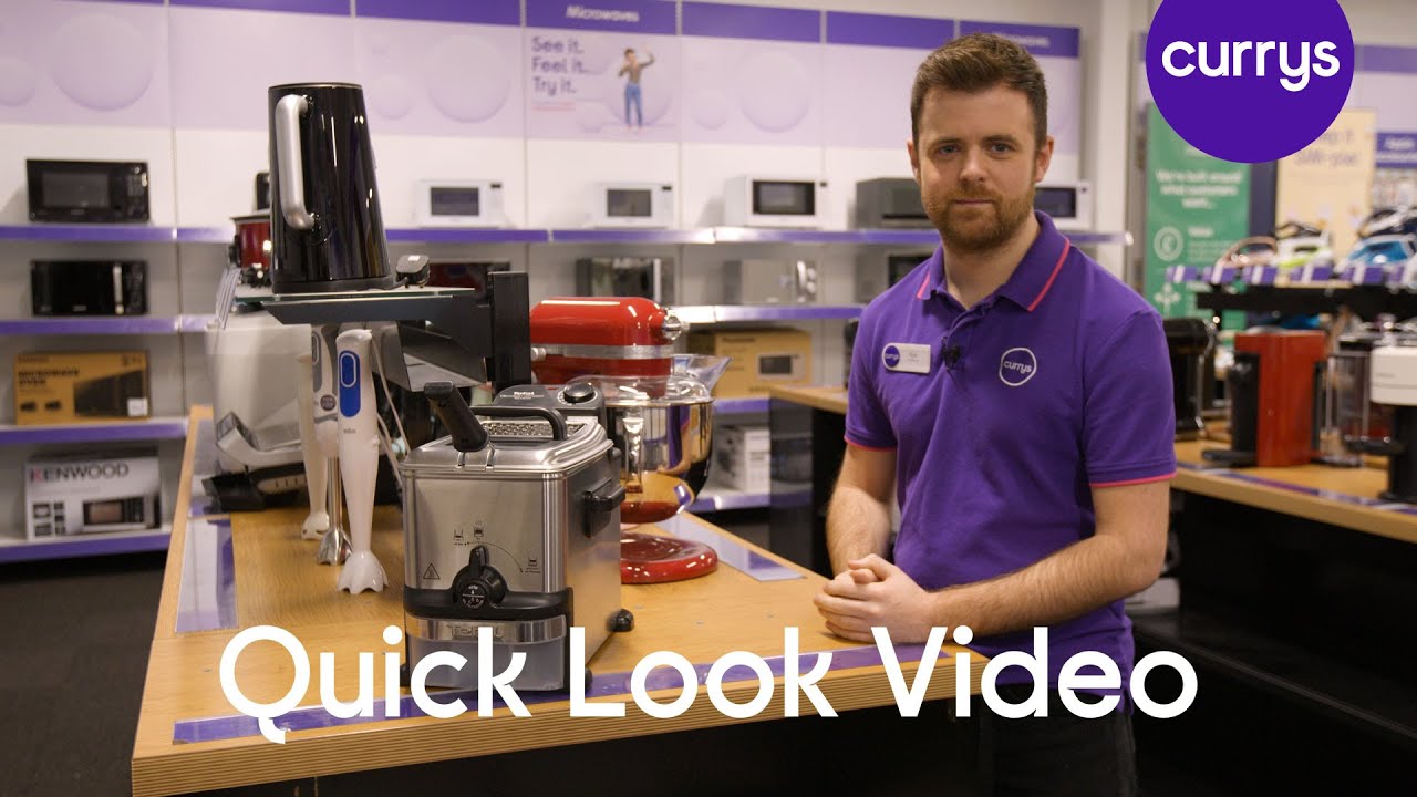 Tefal Oleoclean Compact FR701640 Deep Fryer Stainless Steel & Black