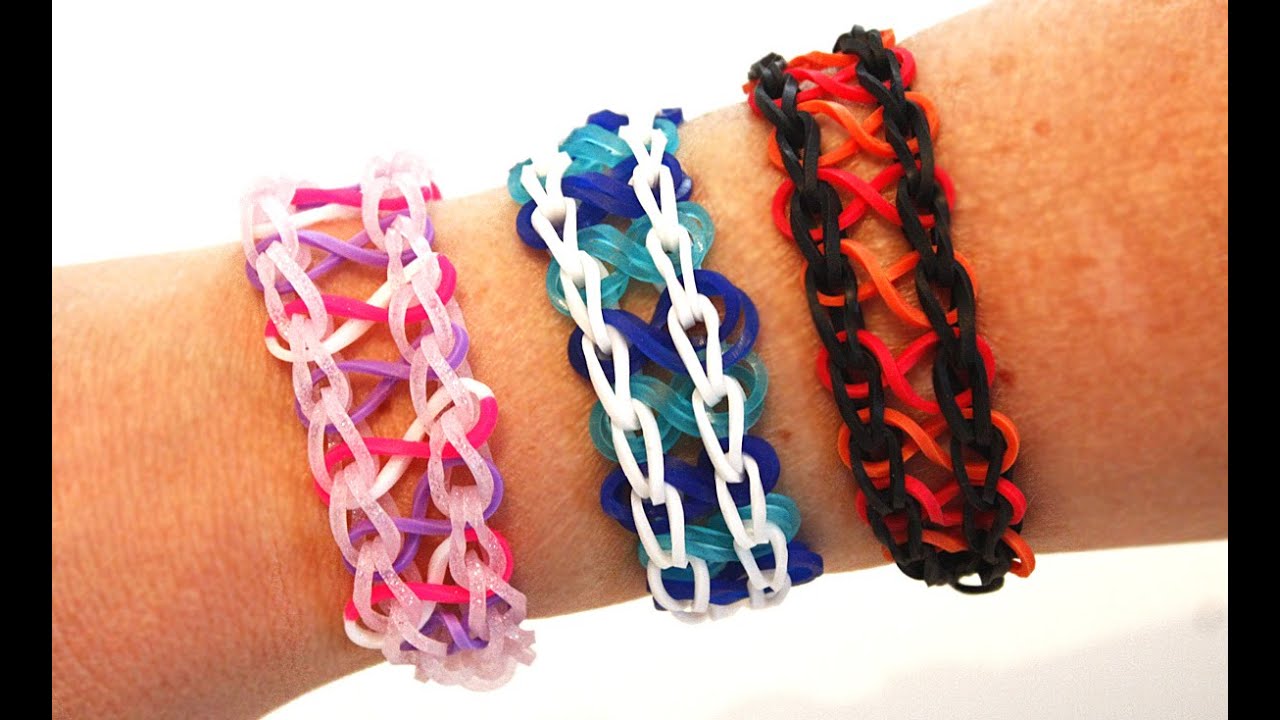 TUTO : bracelet élastique INFINI - Rainbow Loom (en Français)