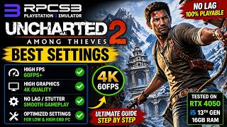 Uncharted 2 RPCS3 Settings Guide (2026) | Fix Lag & Boost FPS