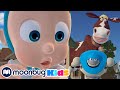 Plant Vs. Robot | @ARPOTheRobot | Kids Cartoons | MOONBUG KIDS