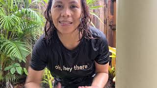 Mandi Hujan Di Halaman Rumah