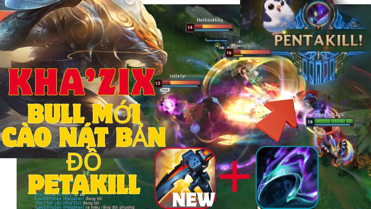 🔥 Kha'zix meta build đồ mới đang cực kỳ bá đạo trong rank hiện tại!