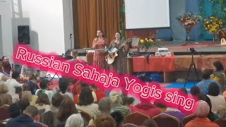 Russian Sahaja Yogis Sing.  Very Soulful Song. Moscow Festival. May 2023