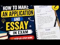 How to Write an Application and Essay in English