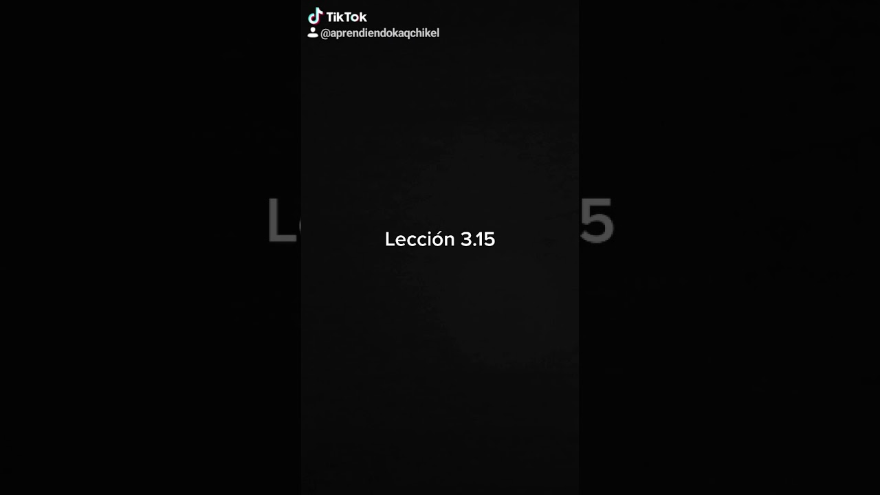 Lección 3.15 YouTube
