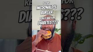 Diabetic Tests McDonald’s Double Quarter Pounder 😳 | Blood Sugar Experiment #YourShugaDaddy #health