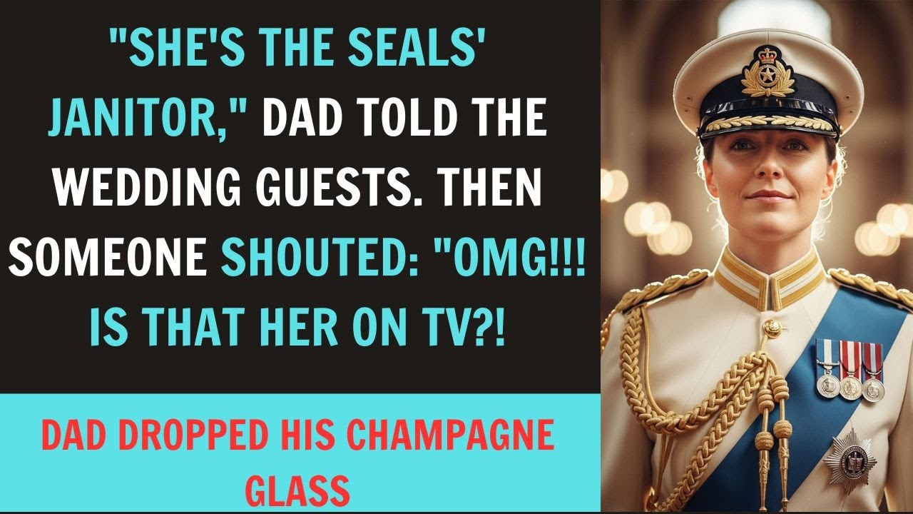 My Dad Mocked Me at the Wedding — Then Dropped His Champagne When Someone Yelled…